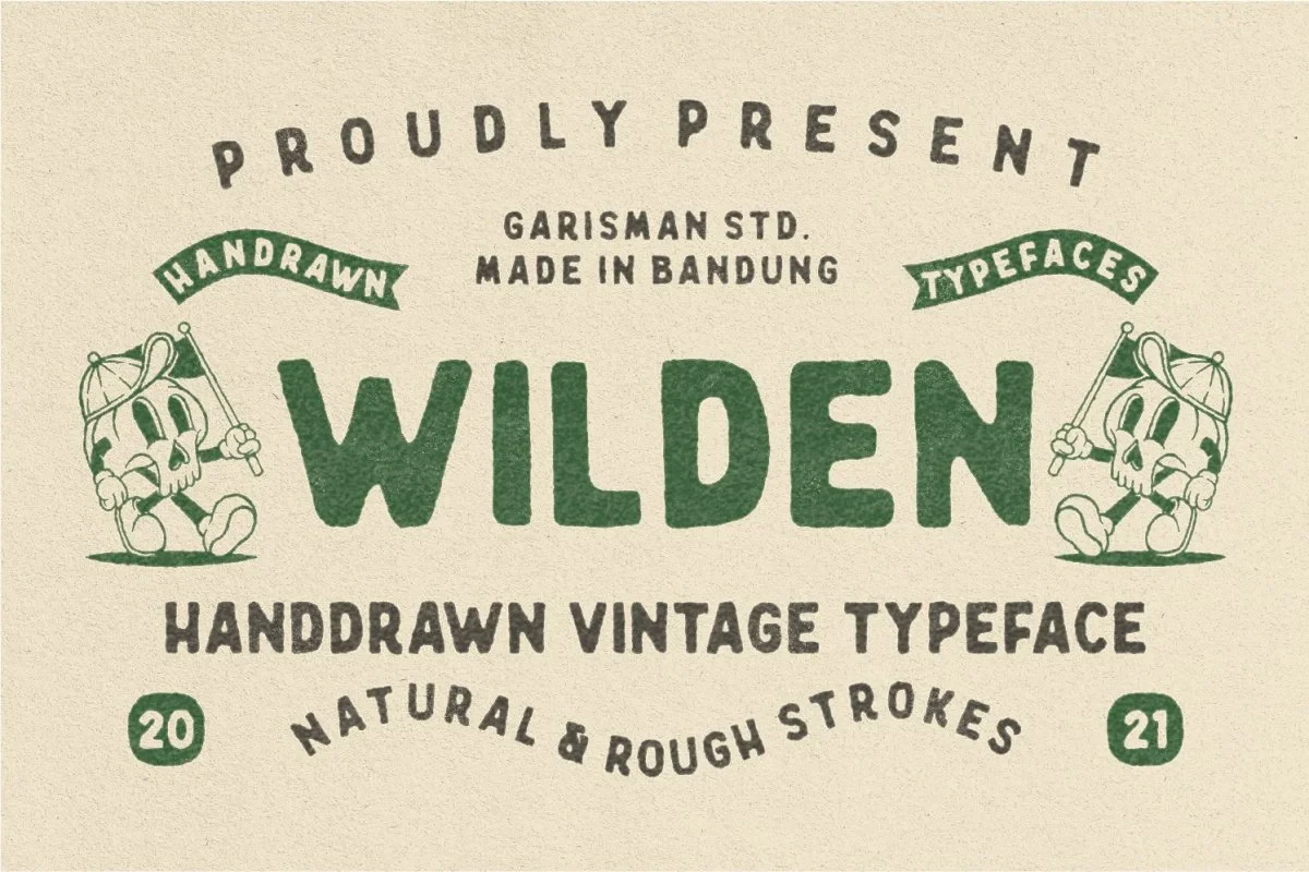 Wilden - Handdrawn Vintage Typeface - Image 7