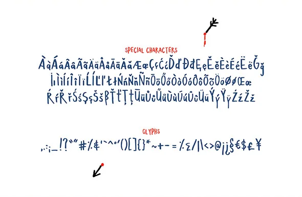 Wolfsruhnen 可爱儿童卡通手写英文字体品牌logo标识排版版式字体 - Image 6
