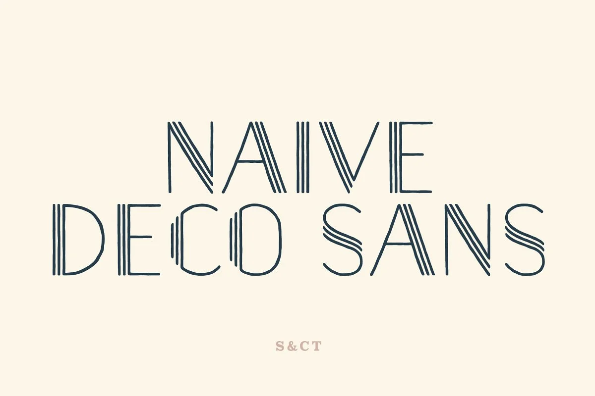 Naive Deco Sans Font Collection - Image 1
