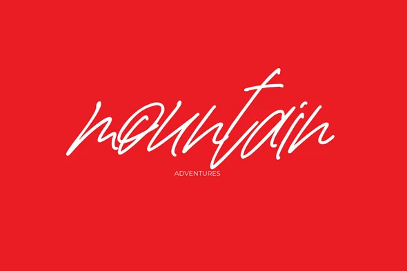 手写钢笔连笔英文字体个性签名字体 - Image 5