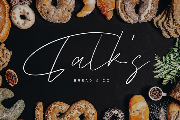 手写英文字体杂志排版标题传单品牌标签字体 - Image 6