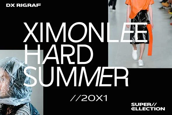 DX Rigraf 现代潮流无衬线英文字体品牌logo标识排版版式字体安装 - Image 8