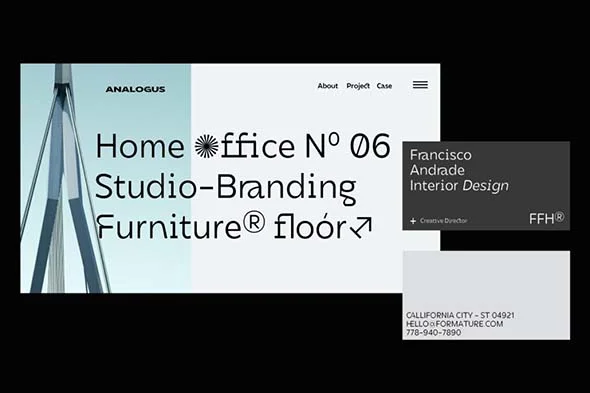 DX Rigraf 现代潮流无衬线英文字体品牌logo标识排版版式字体安装 - Image 10