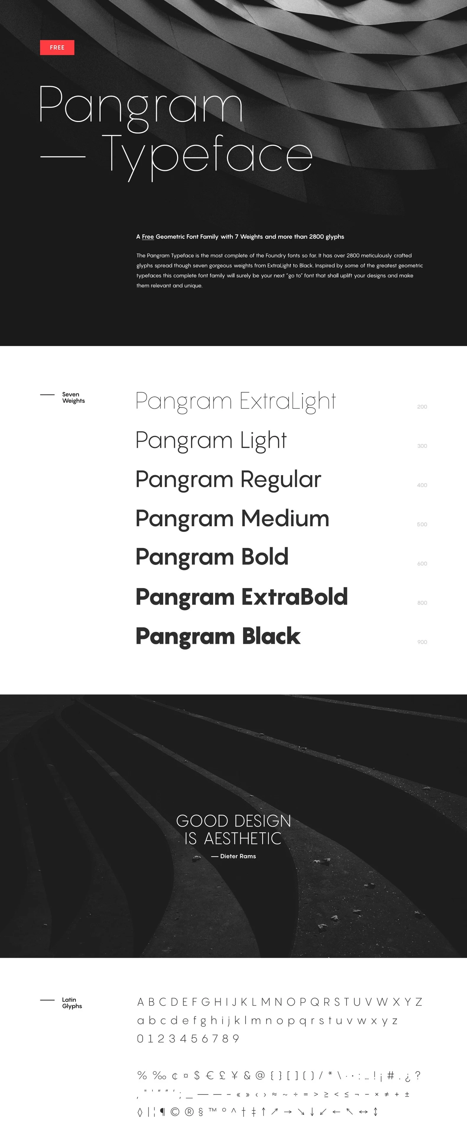 Pangram Sans Font Family - Image 1