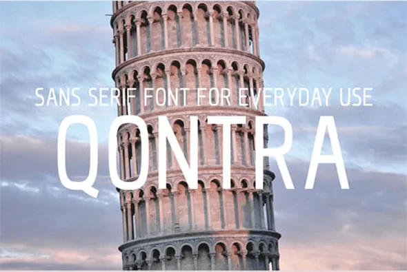 Qontra Sans Serif Font - Image 1