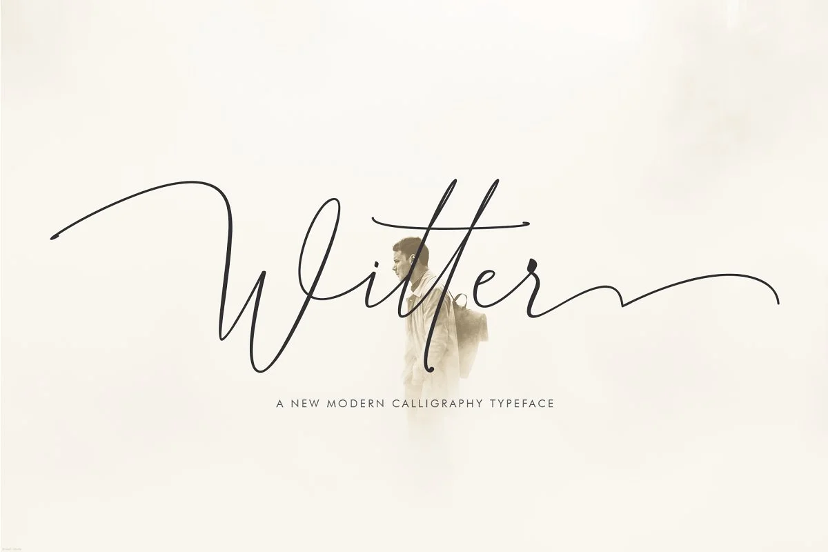 Witter手写英文字体 - Image 1