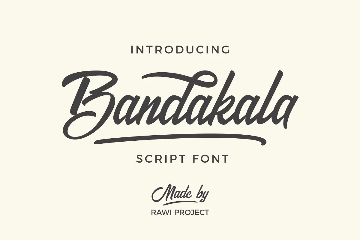 Bandakala Script font - Image 1