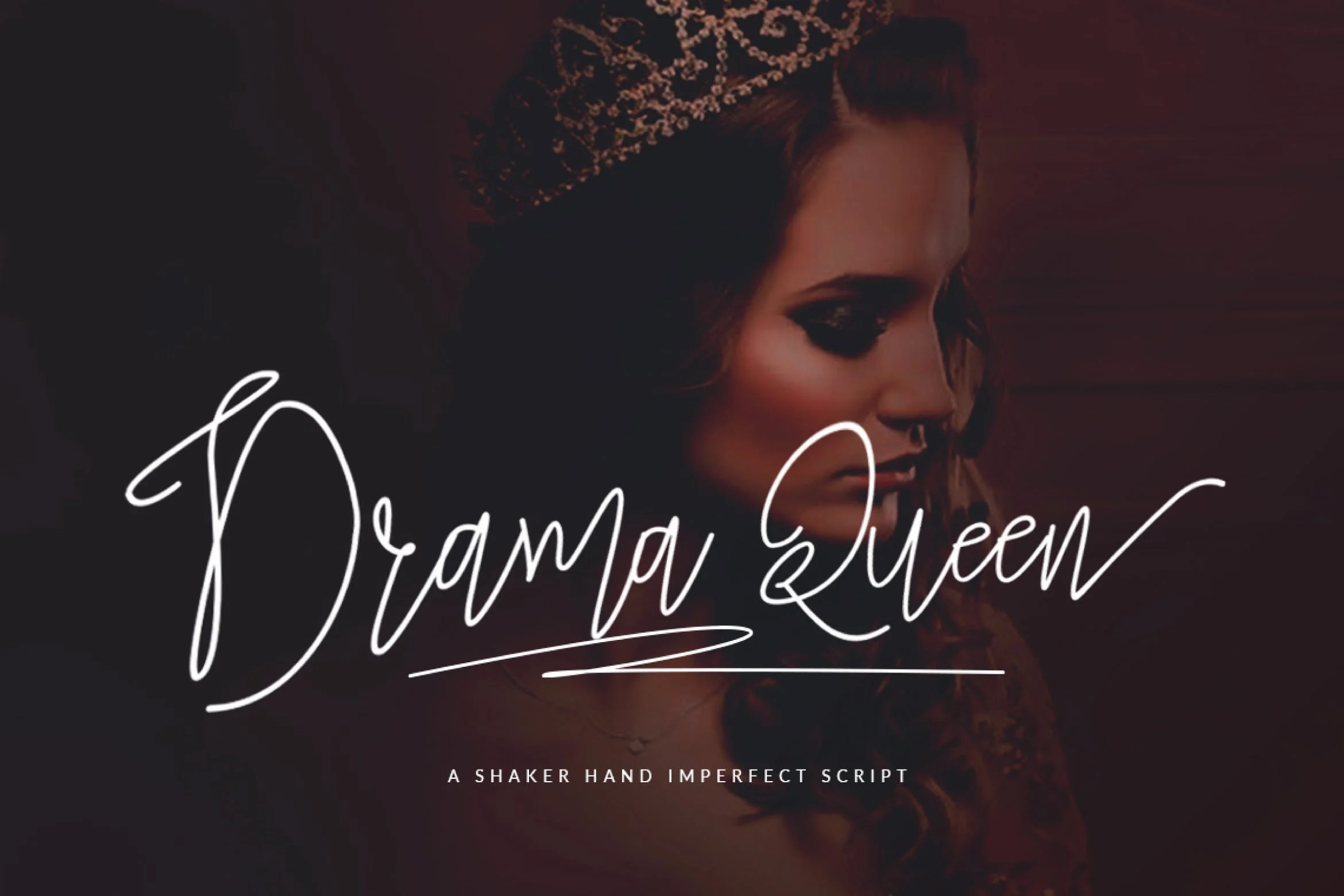 简洁优雅钢笔手写签名英文标志花饰字体