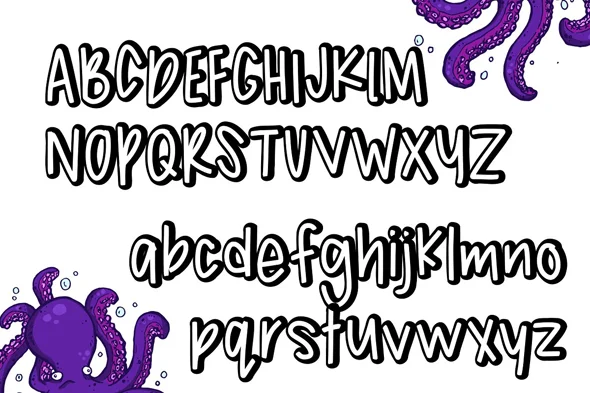 Awkward Octo Font Duo - Image 2