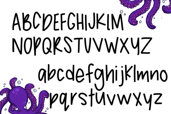 Awkward Octo Font Duo - Image 3