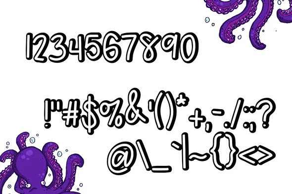 Awkward Octo Font Duo - Image 4